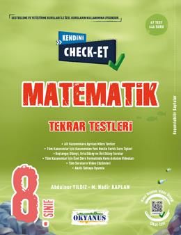 Okyanus Yayıncılık 8. Sınıf Kendini Check - Et Matematik Soru Bankası