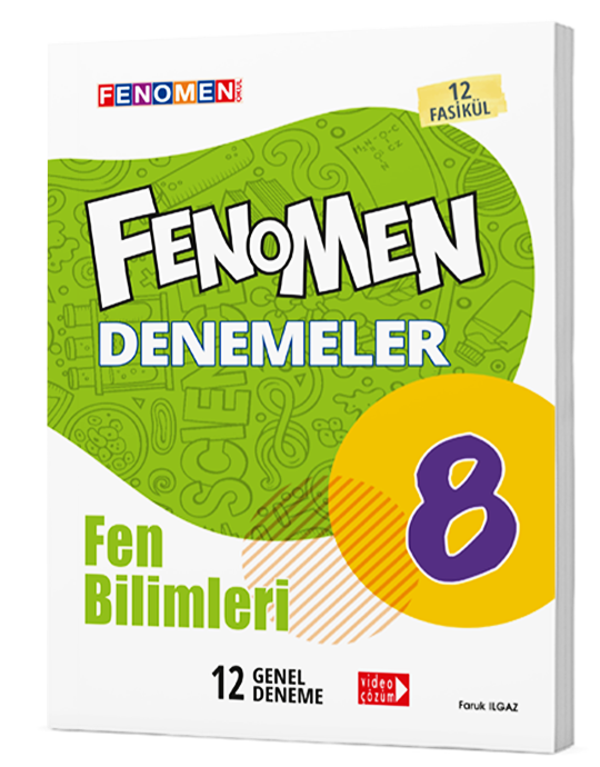 Fenomen 8.Sınıf  Fen Bilimleri Denemeler (12 Deneme)