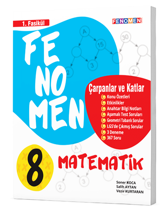 Fenomen 8.Sınıf Matematik 1.Fasikül (Çarpanlar Ve Katlar)