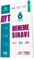 Esen Yayınları- Üç Renk AYT 6'lı Deneme Seti (Sayısal)