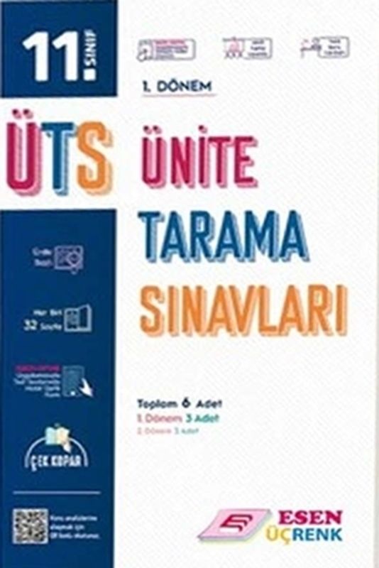 Esen Yayınları- Üç Renk 11.Sınıf Ünite Tarama Sınavları