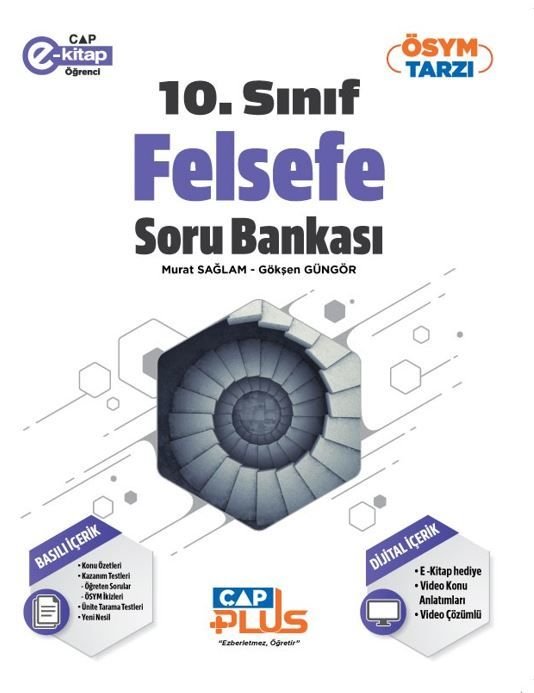 Çap Yayınları 10. Sınıf S.B. Anadolu Plus Felsefe - 2023