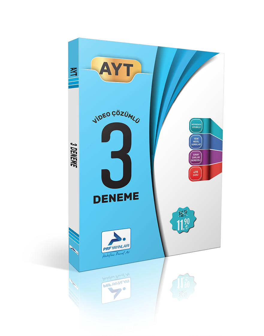 Paraf Yayınları AYT 3 Fasikül Deneme Video Çözümlü