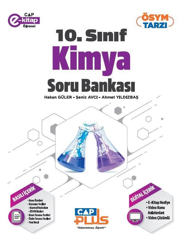 Çap Yayınları 10. Sınıf S.B. Anadolu Plus Kimya - 2023