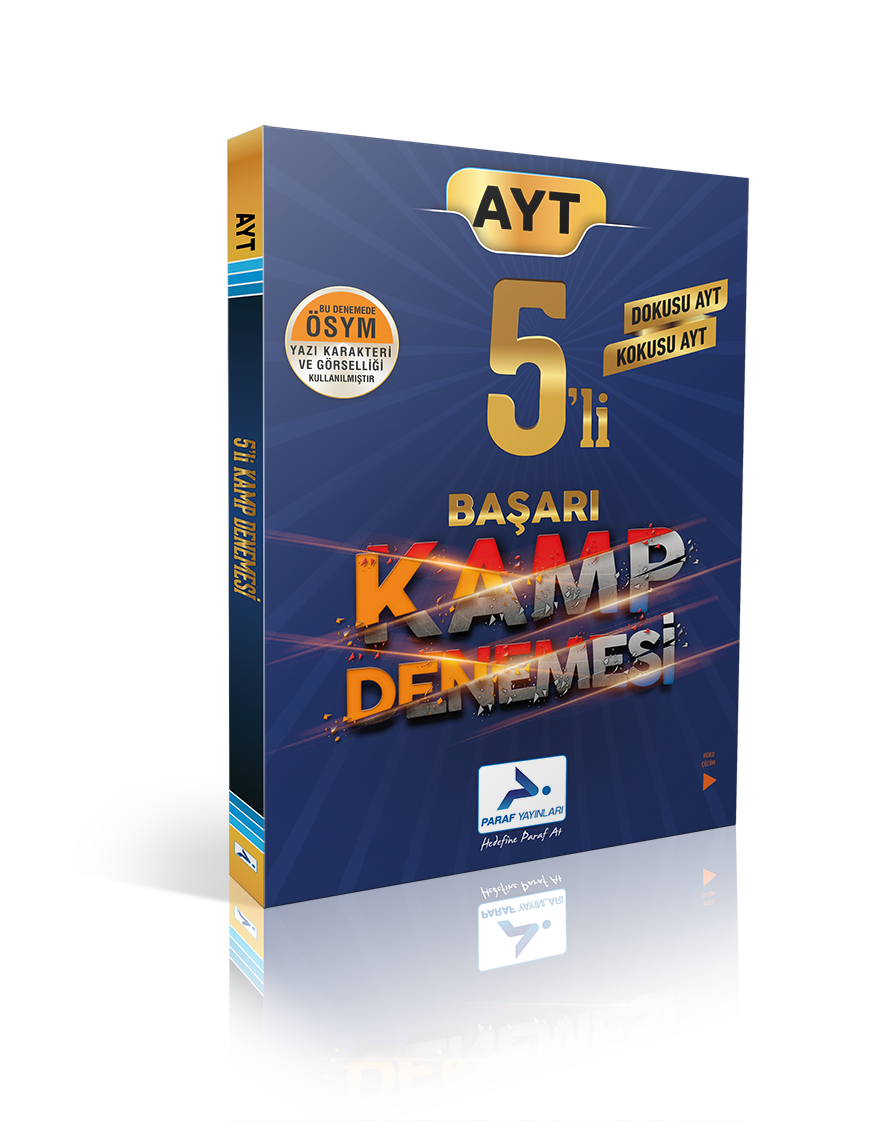 Paraf  Yayınları AYT 5'li Başarı Kamp Denemesi