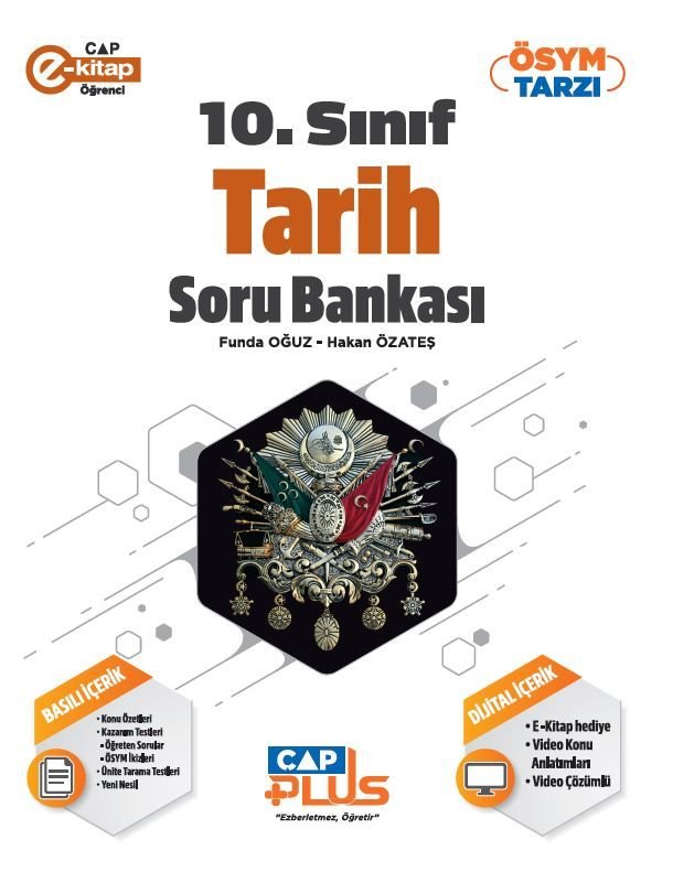 Çap Yayınları 10. Sınıf S.B. Anadolu Plus Tarih - 2023