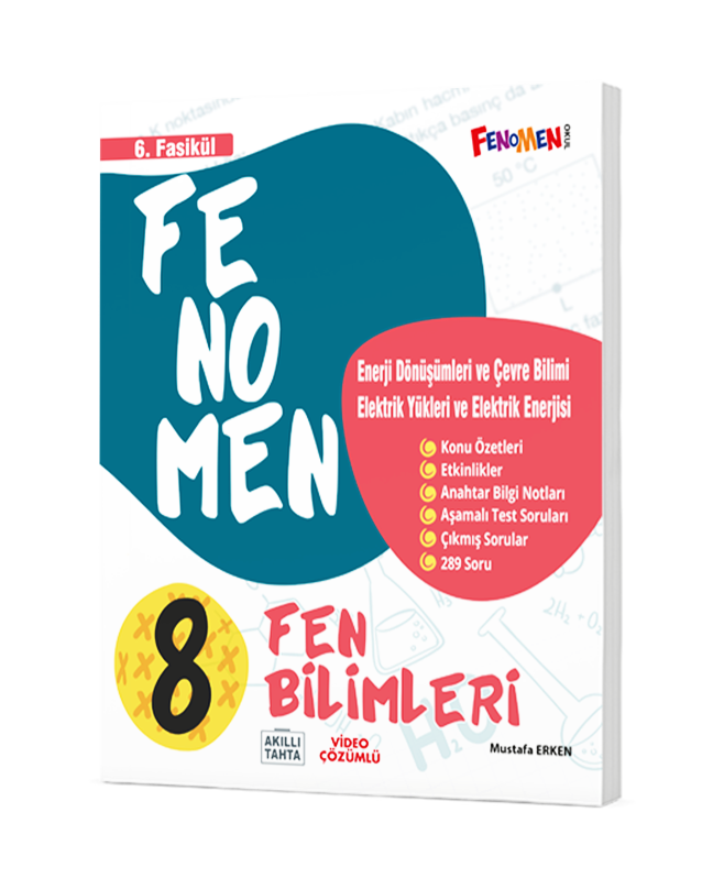 Fenomen 8.Sınıf  Fen Bilimleri 6.Fasikül (Enerji Dönüşümleri Ve Çevre Bilimi)