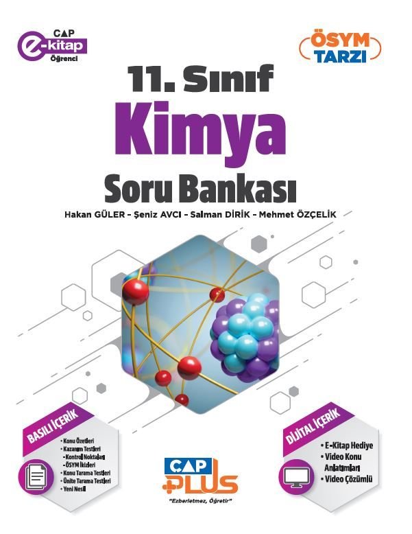 Çap Yayınları 11. Sınıf S.B. Anadolu Plus Kimya - 2023