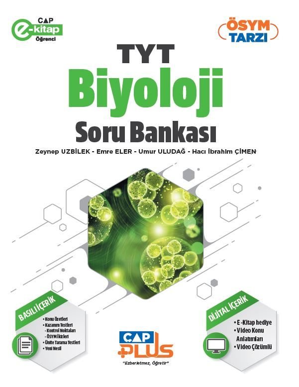 Çap Yayınları TYT Plus S.B. Biyoloji - 2023