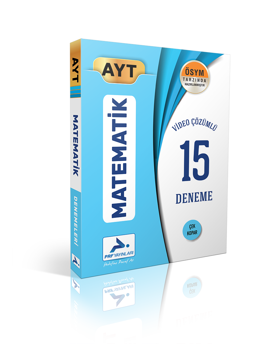 Paraf Yayınları AYT Matematik Video Çözümlü 15 Branş Deneme