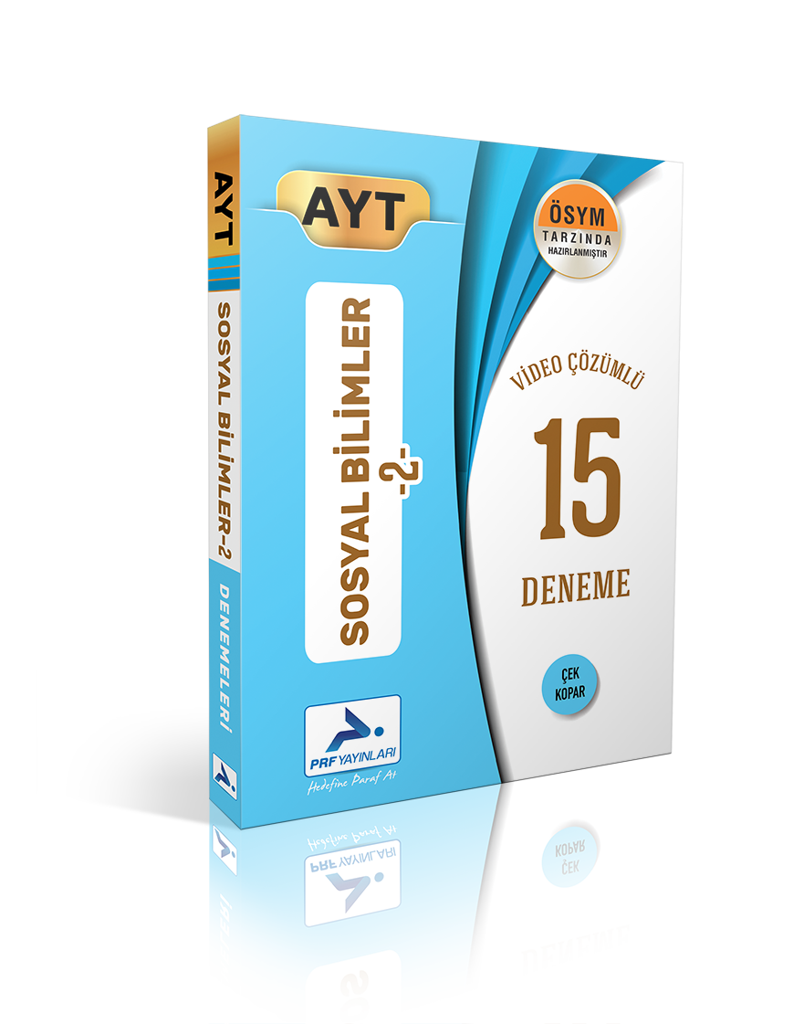 Paraf Yayınları AYT Sosyal Bilimler-2 Video Çözümlü 15 Deneme