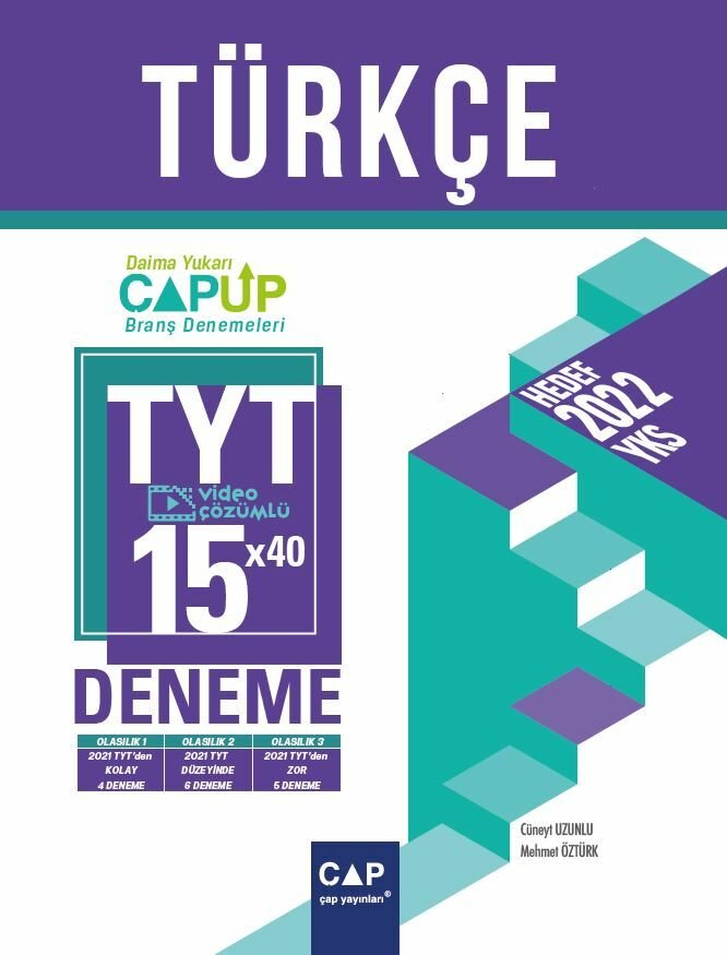 Çap Yayınları TYT Up Deneme Türkçe (15*40) - 2022