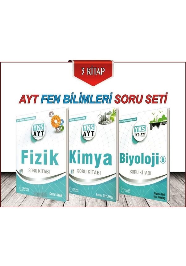 Palme Yayınları Ayt Fen Bilimleri Soru Bankası 3 Kitap Set