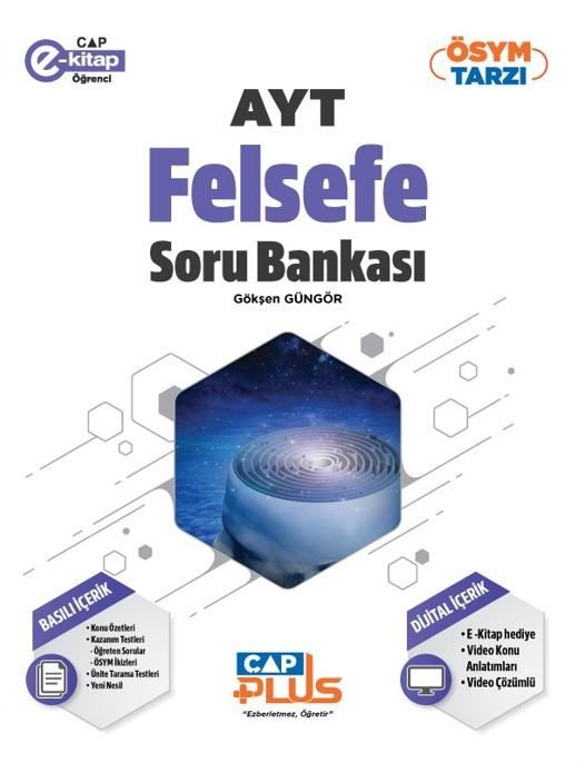 Çap Yayınları YKS AYT Plus S.B. Felsefe - 2023