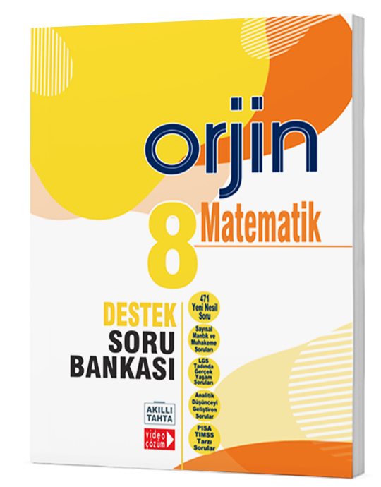 Orjin 8.Sınıf Matematik Destek Soru Bankası