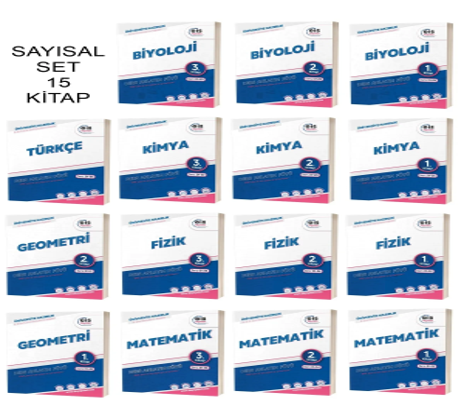 EİS  YAYINLARI SAYISAL SET 15 KİTAP