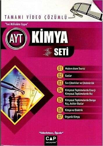 Çap Yayınları YKS AYT Set Kimya - 2022
