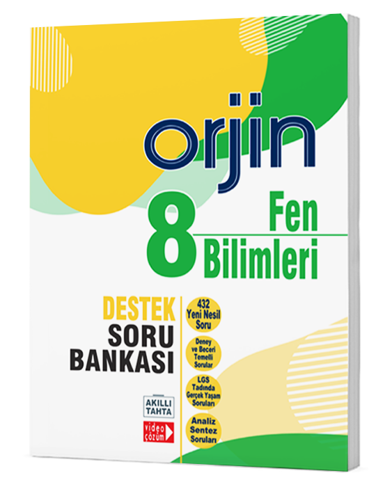 Orjin 8.Sınıf Fen Bilimleri Destek Soru Bankası