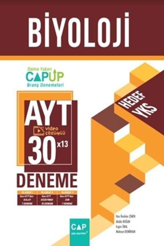 Çap Yayınları YKS AYT Up Deneme Biyoloji (30*13) - 2022