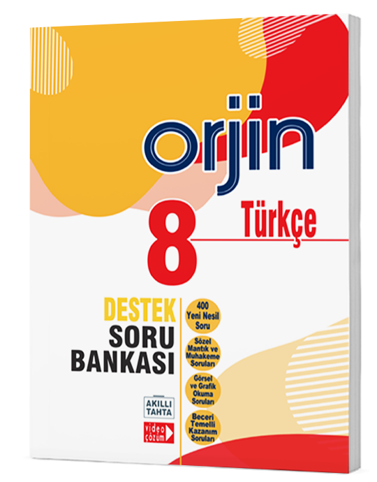 Orjin 8.Sınıf Türkçe Destek Soru Bankası