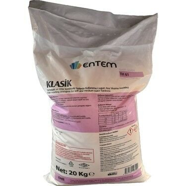 ENTEM KLASİK TOZ DETERJAN 20 KG