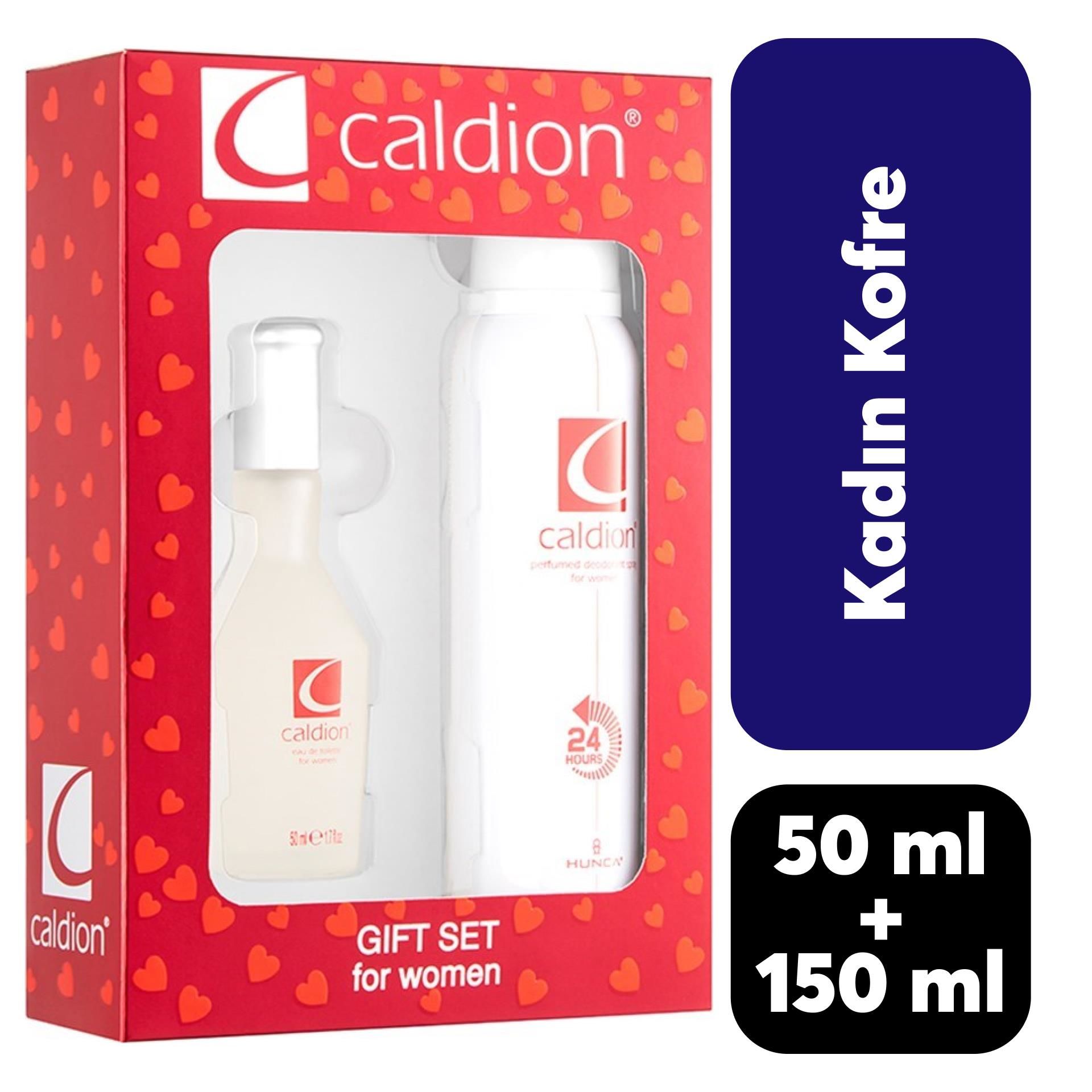 Kofre Caldion Kadın Parfüm 50 ml + Deodorant 150 ml