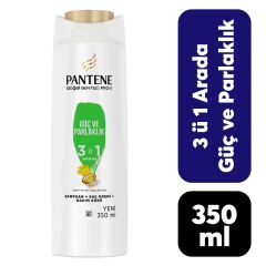Pantene Şampuan 350 ml 3-1 Güçlü ve Parlak