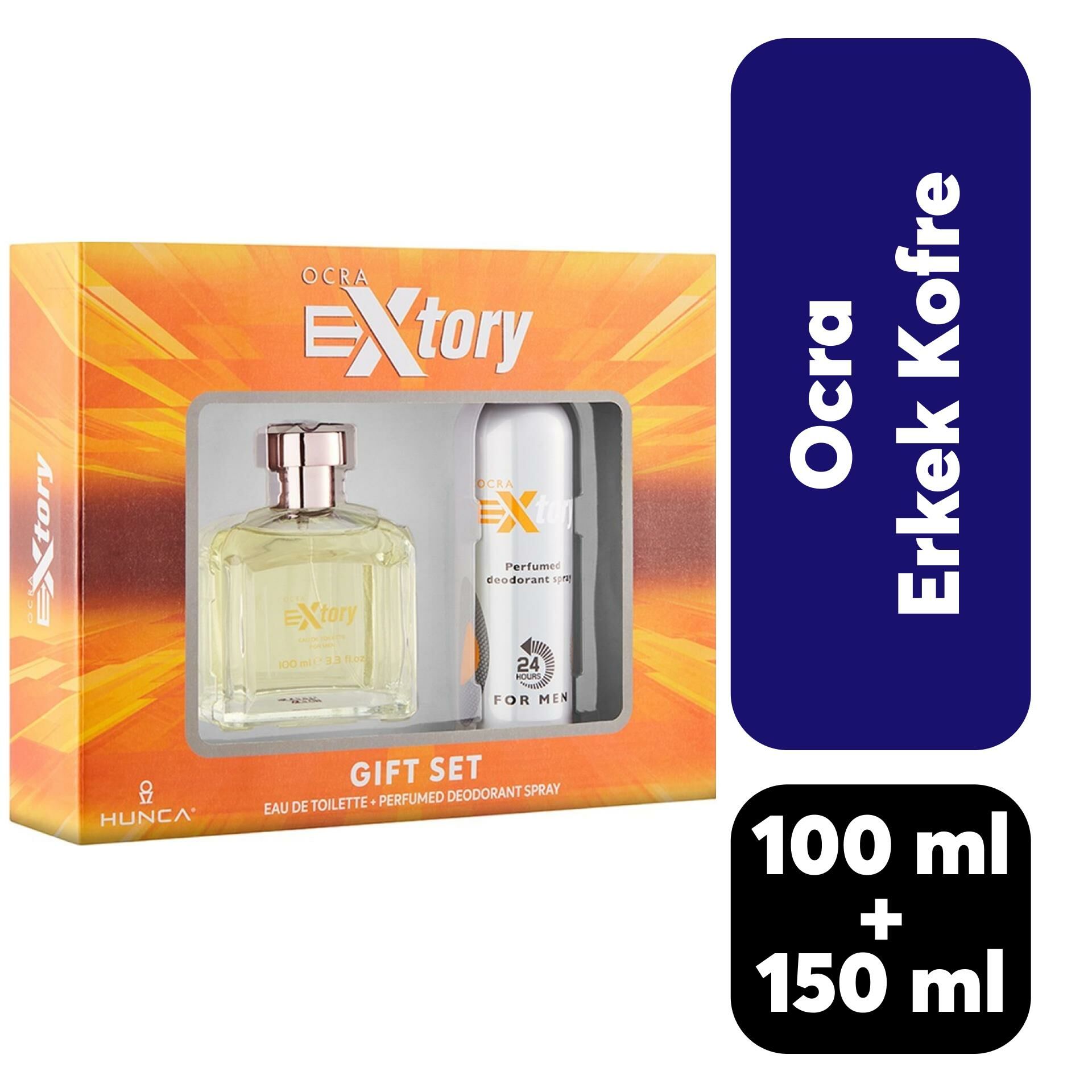 Kofre Extory Erkek Parfüm 100 ml + Deodorant 150 ml Ocra