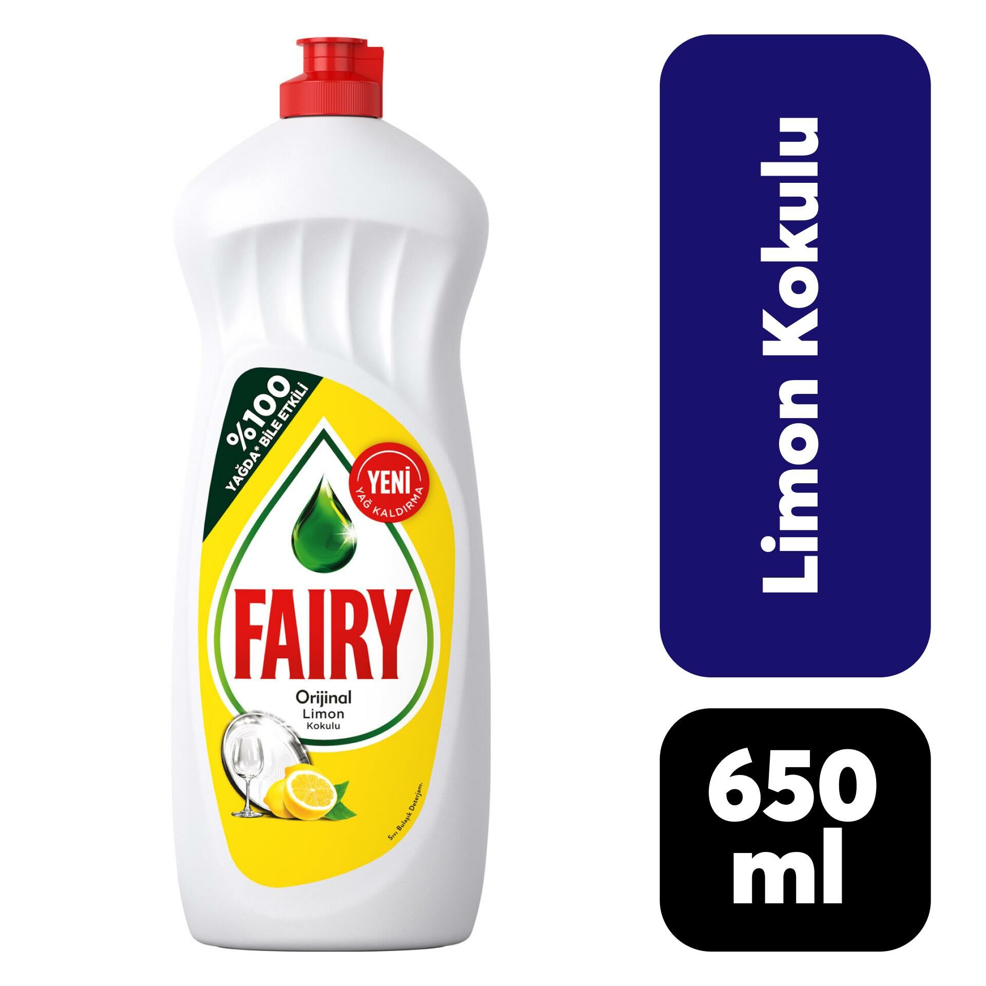 Fairy .650 ml Sıvı Deterjan Limon Kokulu
