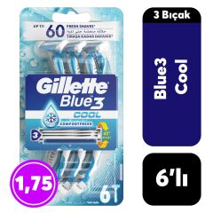 Gillette Tıraş Bıçağı Blue3 6'lı Cool