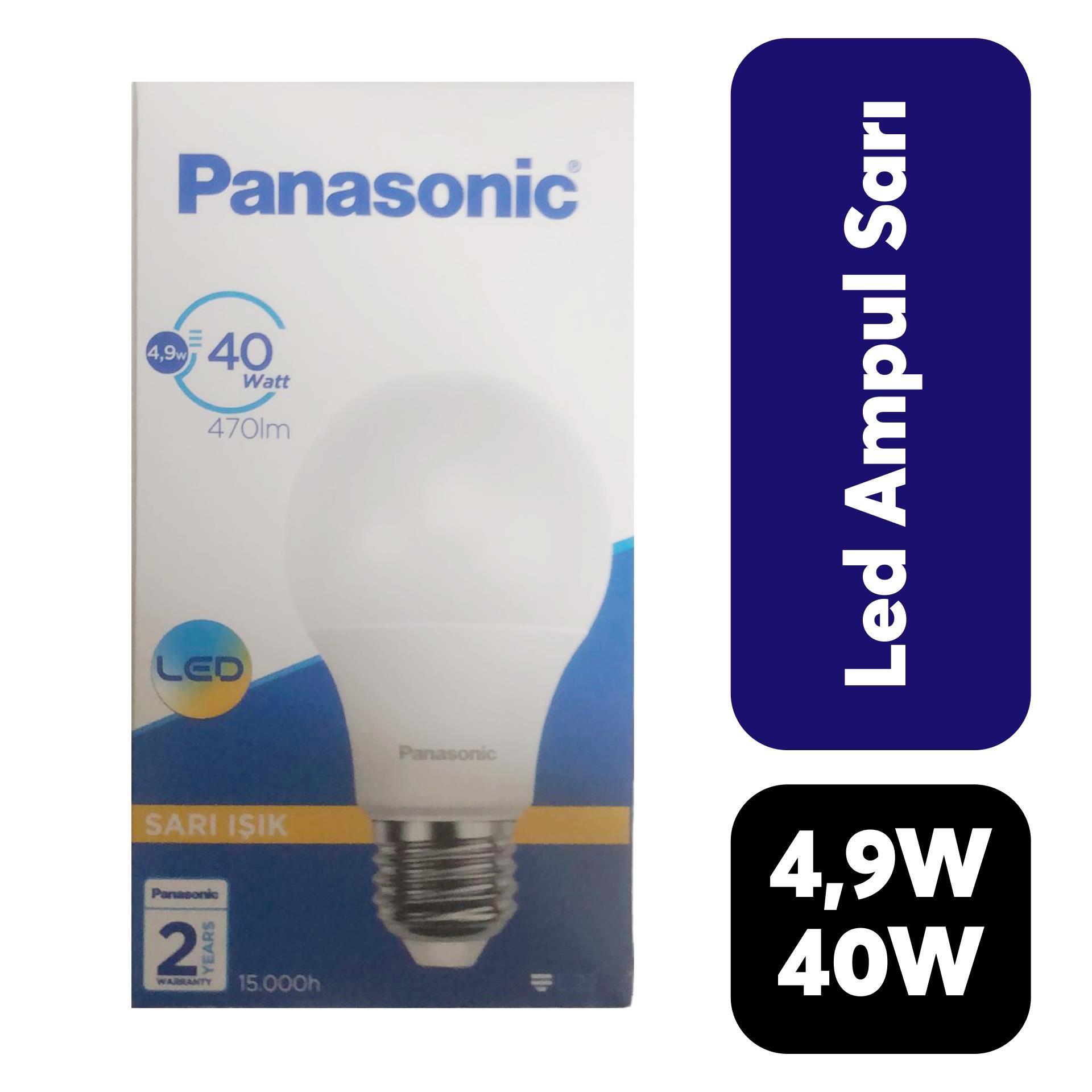 Ampul Panasonic 40 W Sarı Işık