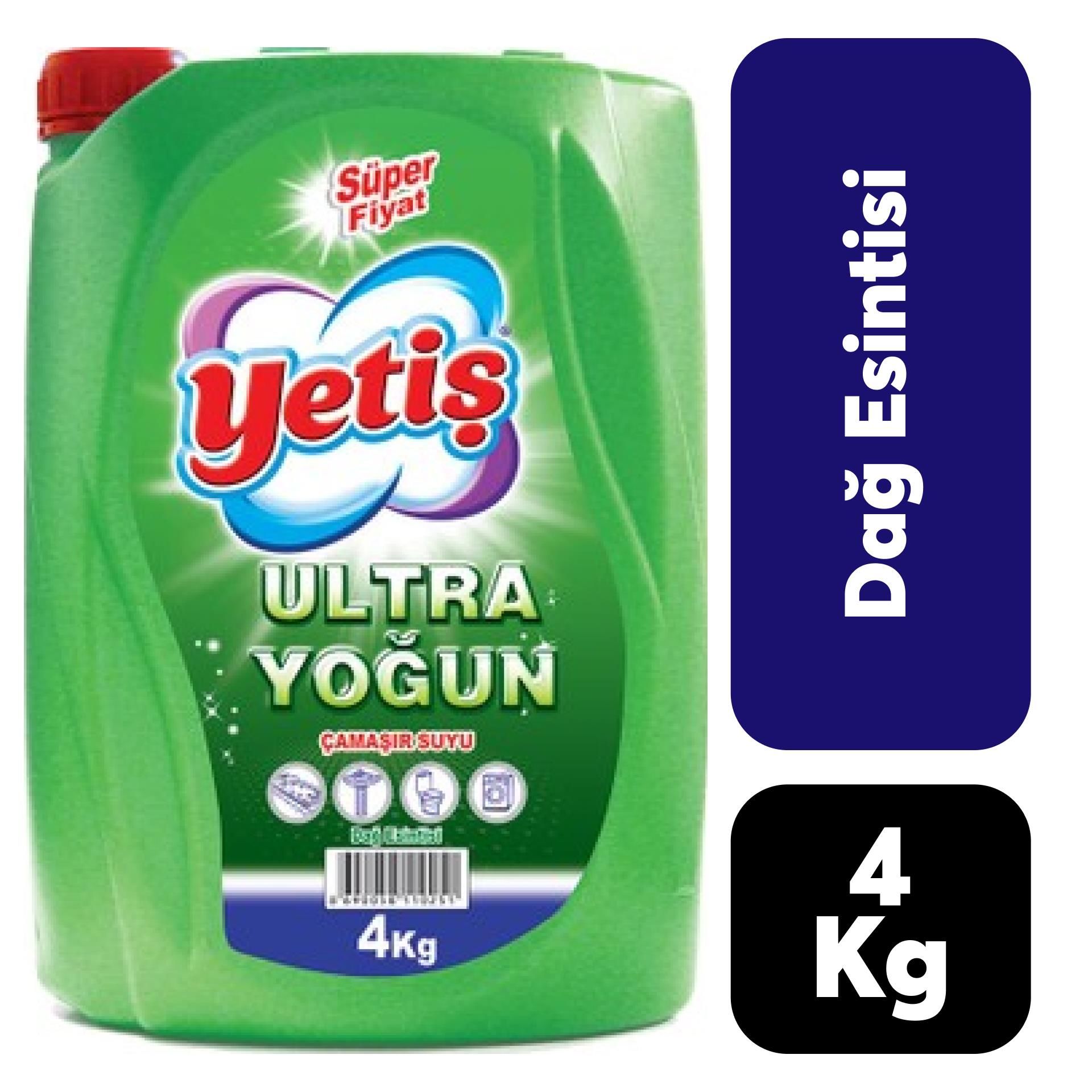 Yetiş Çamaşır Suyu 4 kg Dağ Esintisi