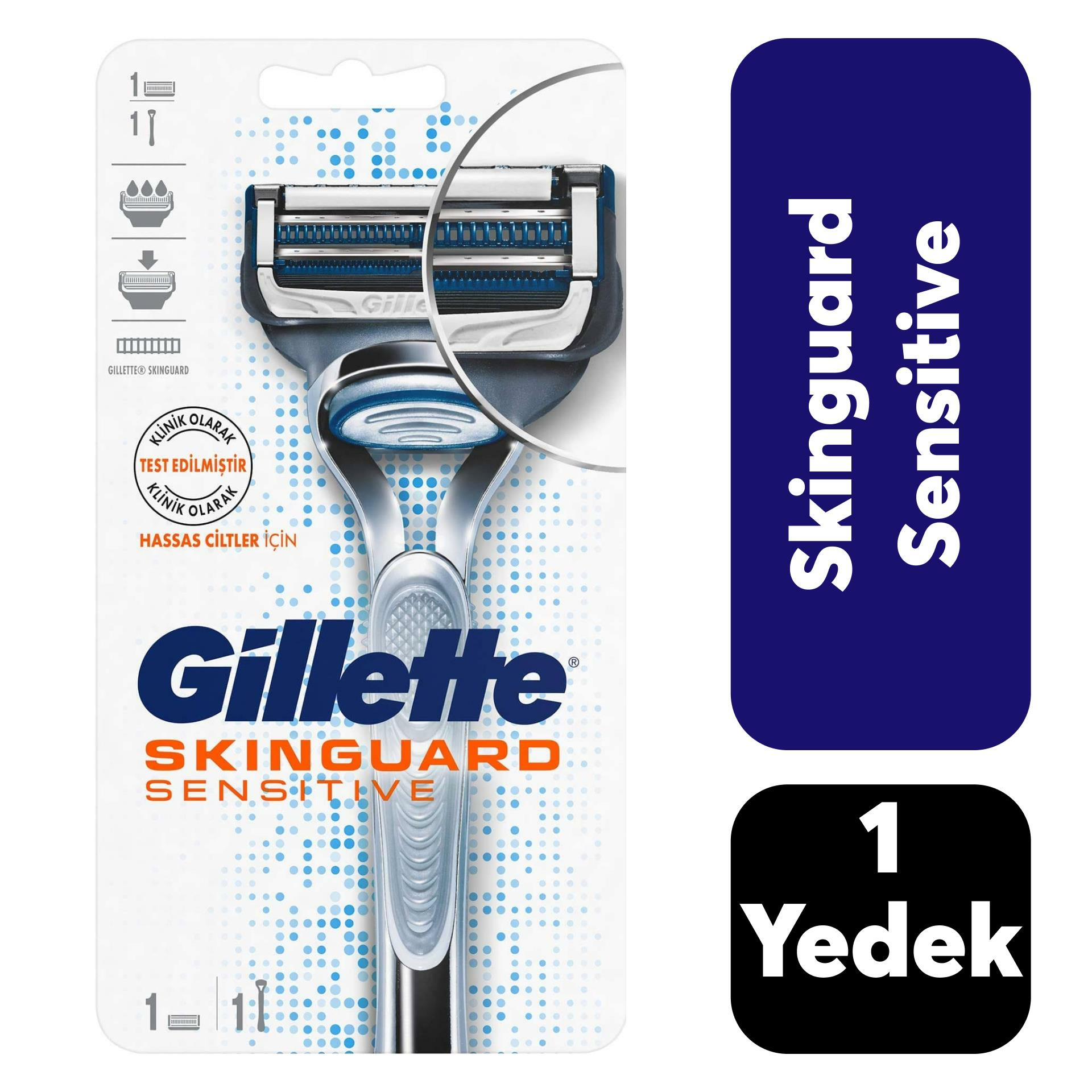 Gillette Skinguard Sensitive Makine + 1 Yedek