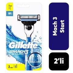 Gillette Mach3 Makine + 2 Başlık Start