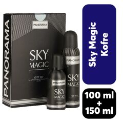 Kofre Panorama Erkek Parfüm 100 ml + Deodorant 150 ml Sky Magic