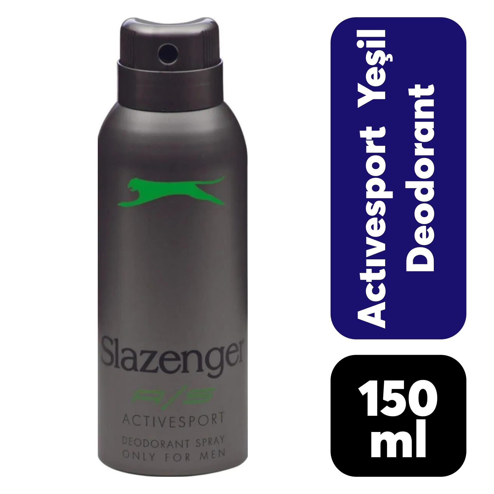 Deodorant Erkek Slazenger 150 ml Activesport Yeşil