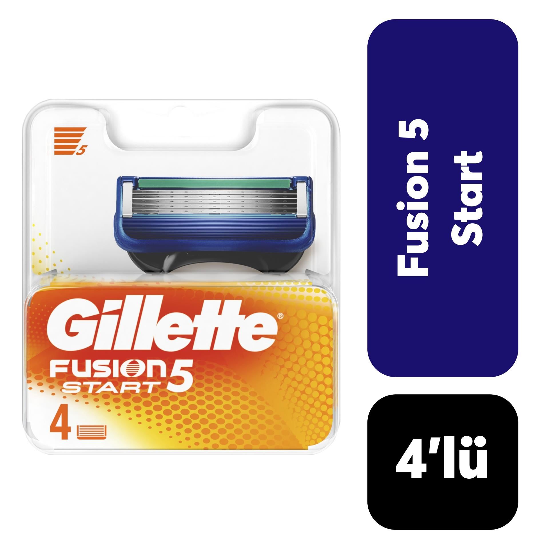 Gillette Fusion Start 4’lü Yedek