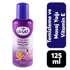 Vi-Vet Ağda Sonrası Temizleme ve Masaj Yağı 125ml E Vitamini