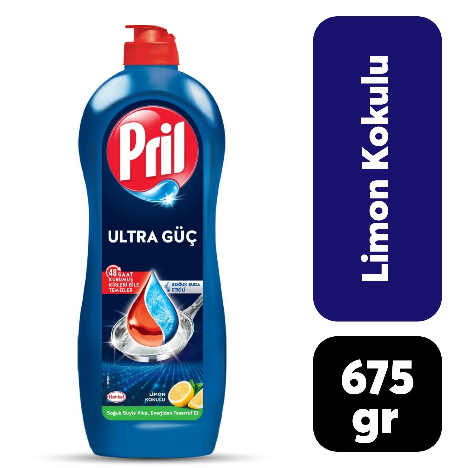 Pril ..675 gr Sıvı Bulaşık Deterjanı Limon Kokulu Soğuk Suda Etkili