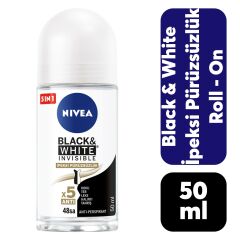 Nivea Roll-on Kadın 50 ml B&W İpeksi Pürüzsüzlük