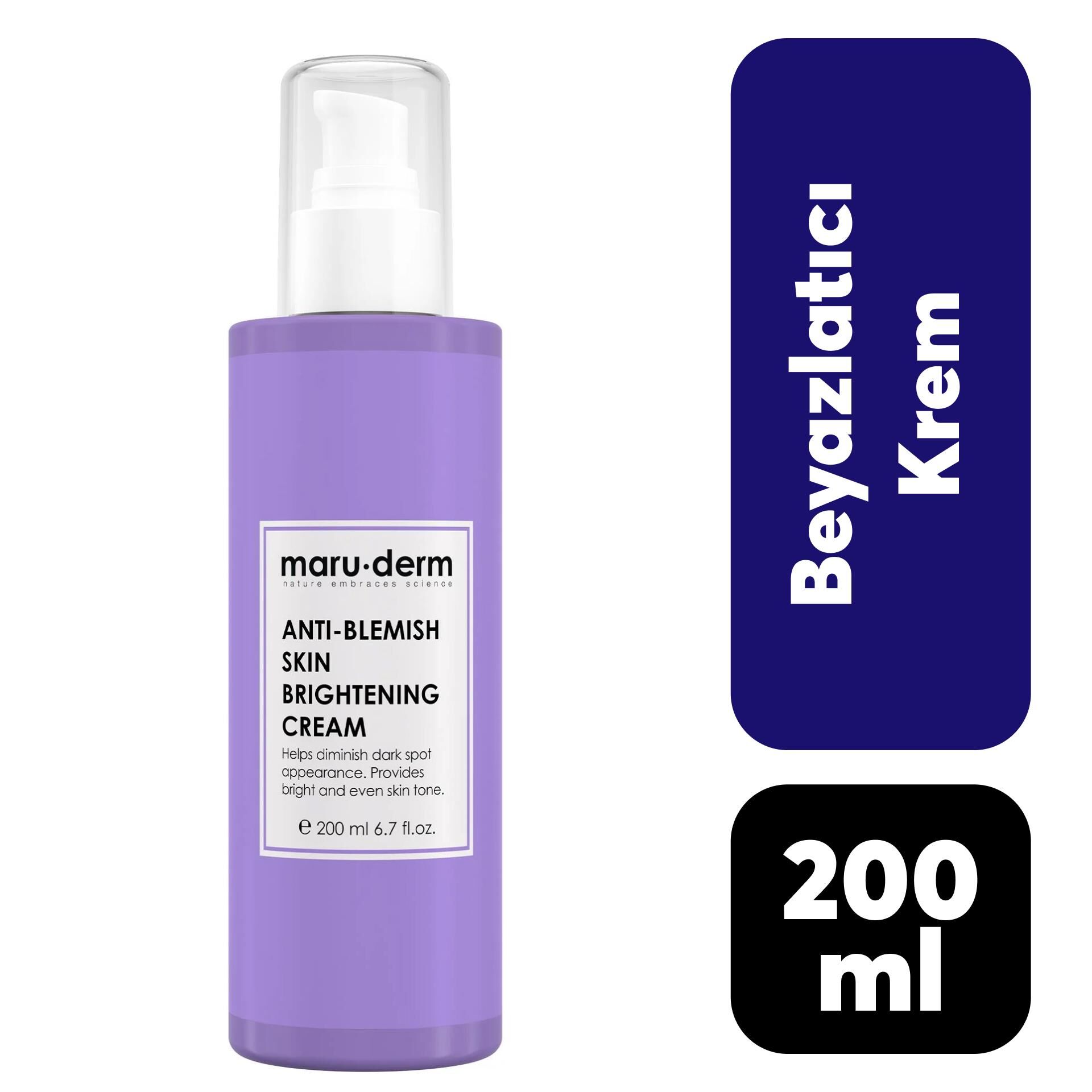 Maruderm Beyazlatıcı Krem 200 ml Leke Karşıtı