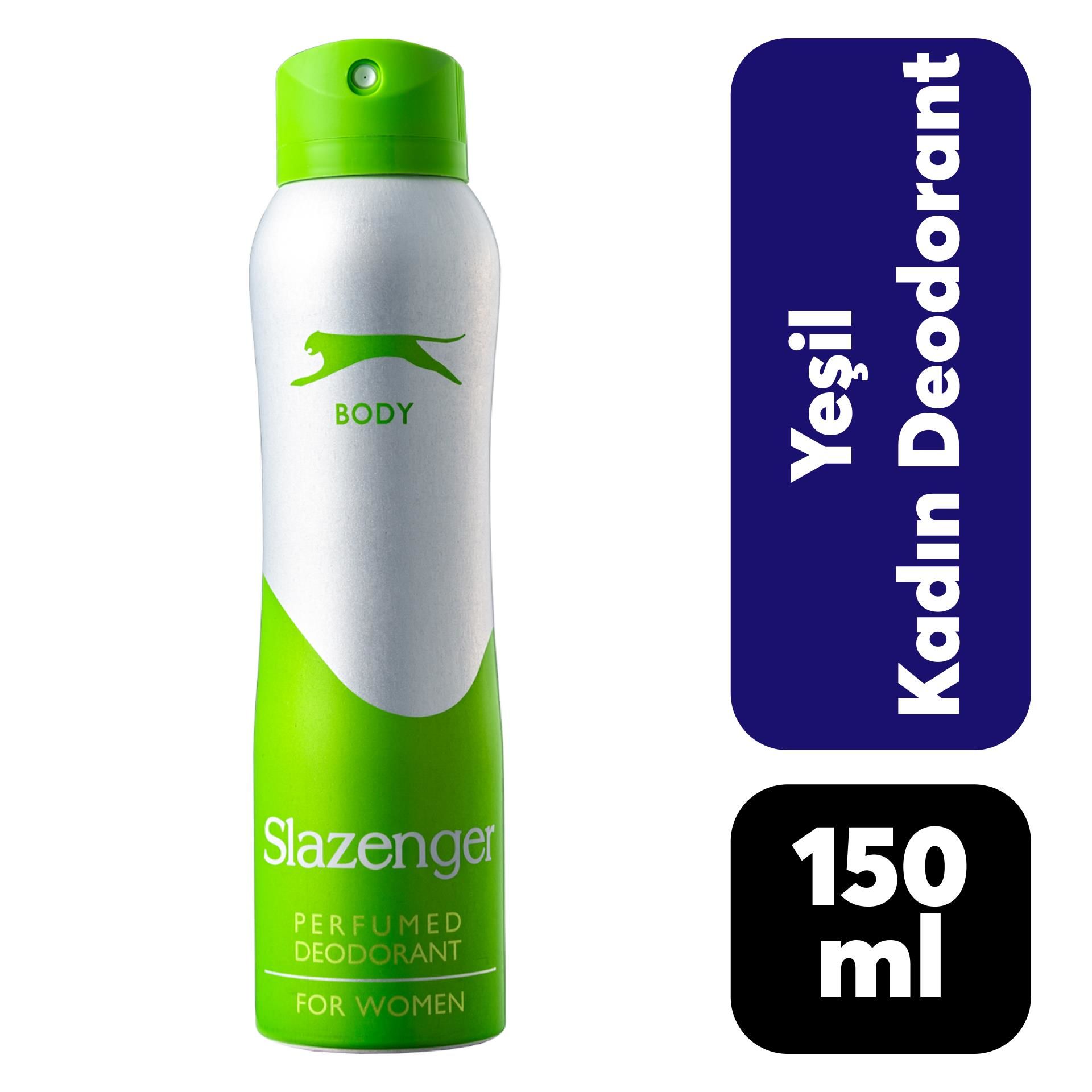 Deodorant Kadın Slazenger 150 ml Yeşil