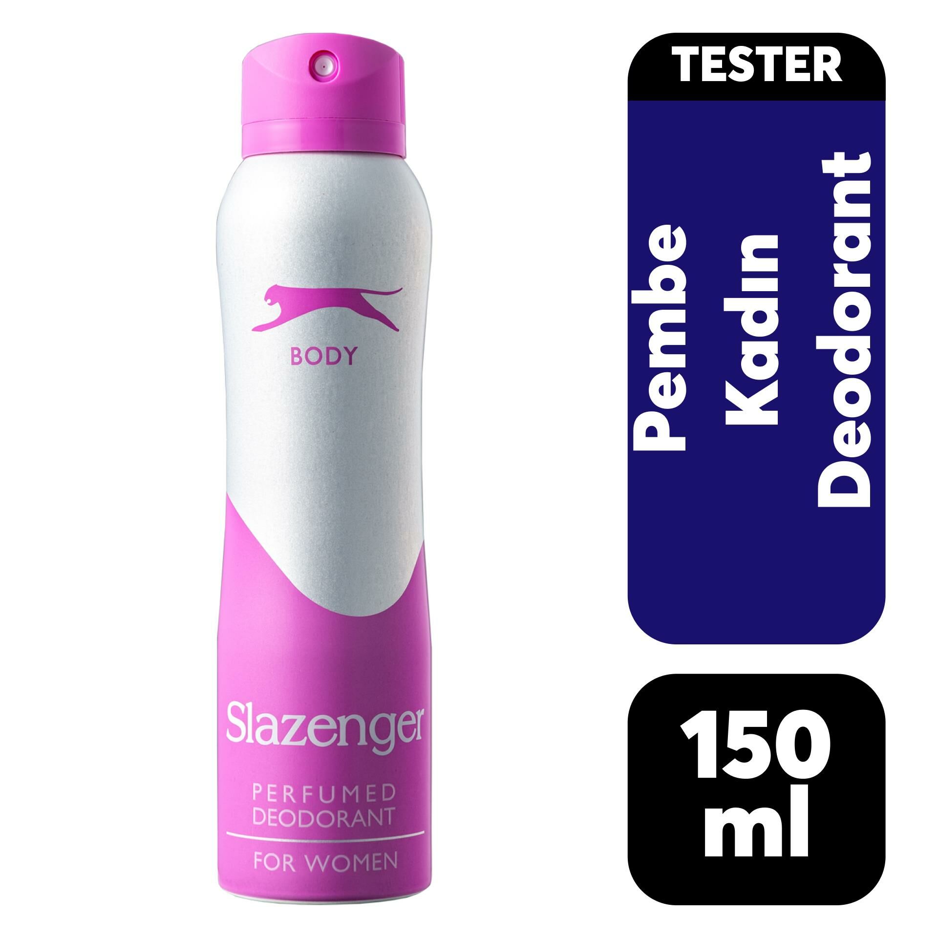 Deodorant Kadın Slazenger 150 ml Pembe Tester