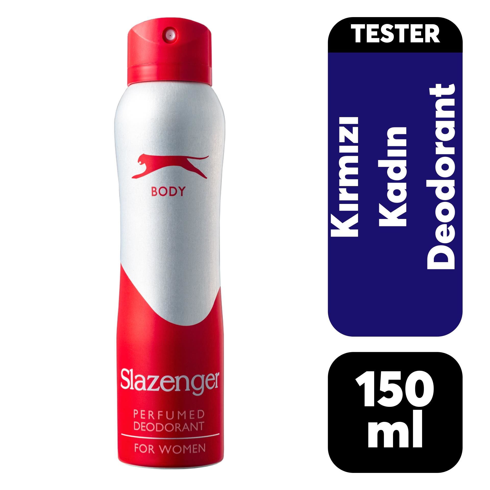 Deodorant Kadın Slazenger 150 ml Kırmızı Tester