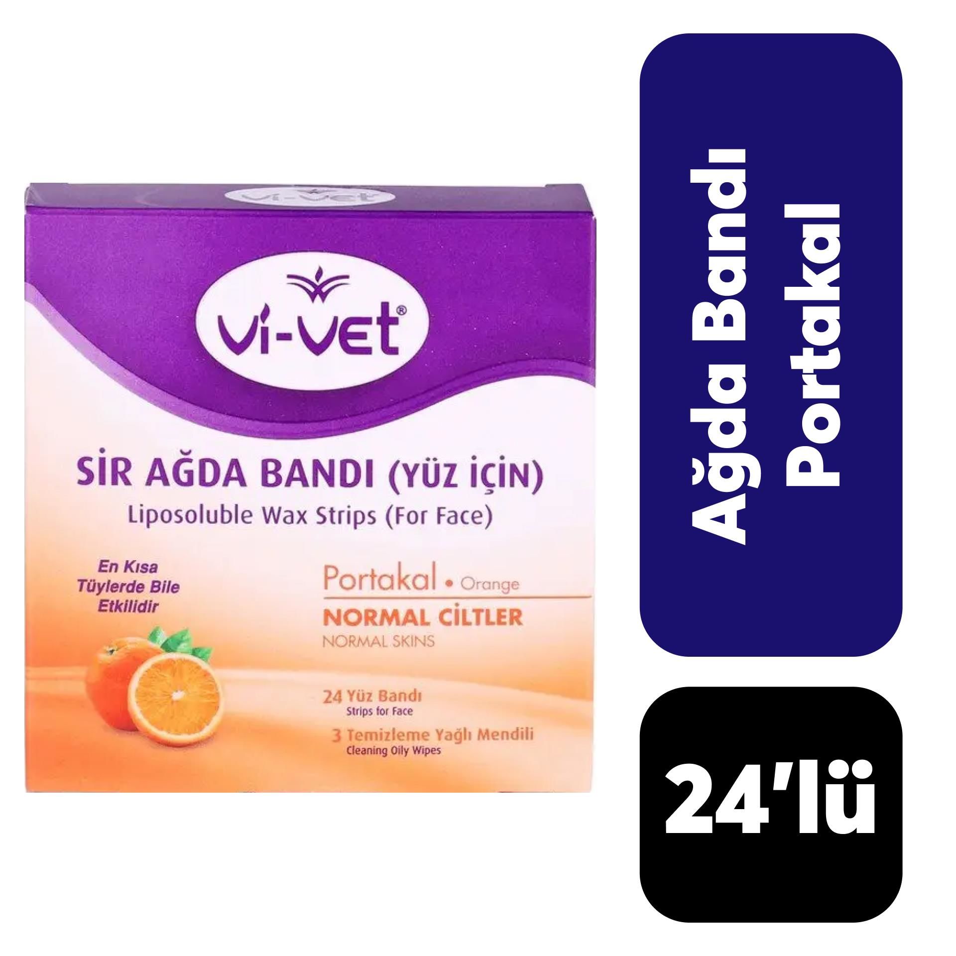 Vi-vet Sir Ağda Bandı 24'lü Portakal Yüz