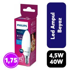 Ampul Philips MyCare 40w Beyaz Işık E14