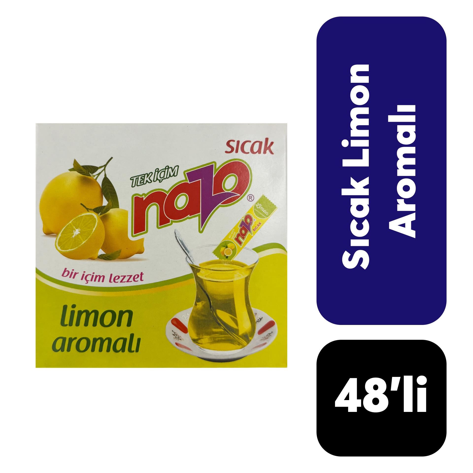 .Nazo Toz İçecek 1,5 gr 48’li Limon
