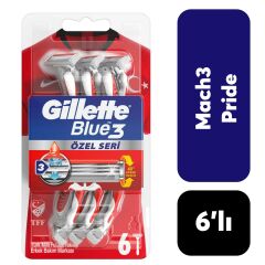Gillette Tıraş Bıçağı Blue3 6'lı Pride
