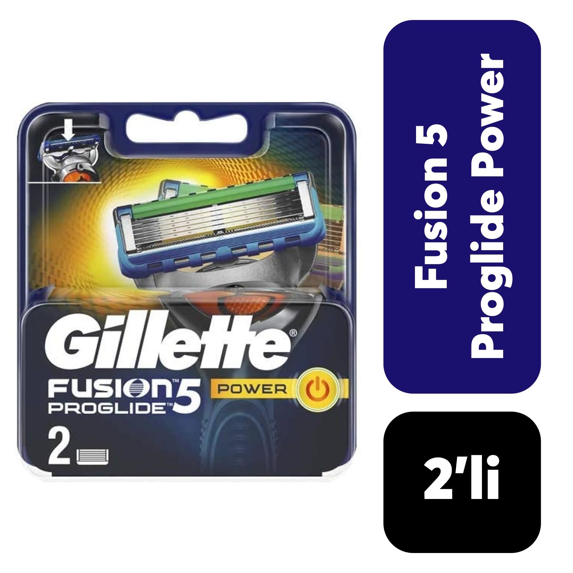 Gillette Yedek Başlık Fusion 5 Proglide Power 2'li