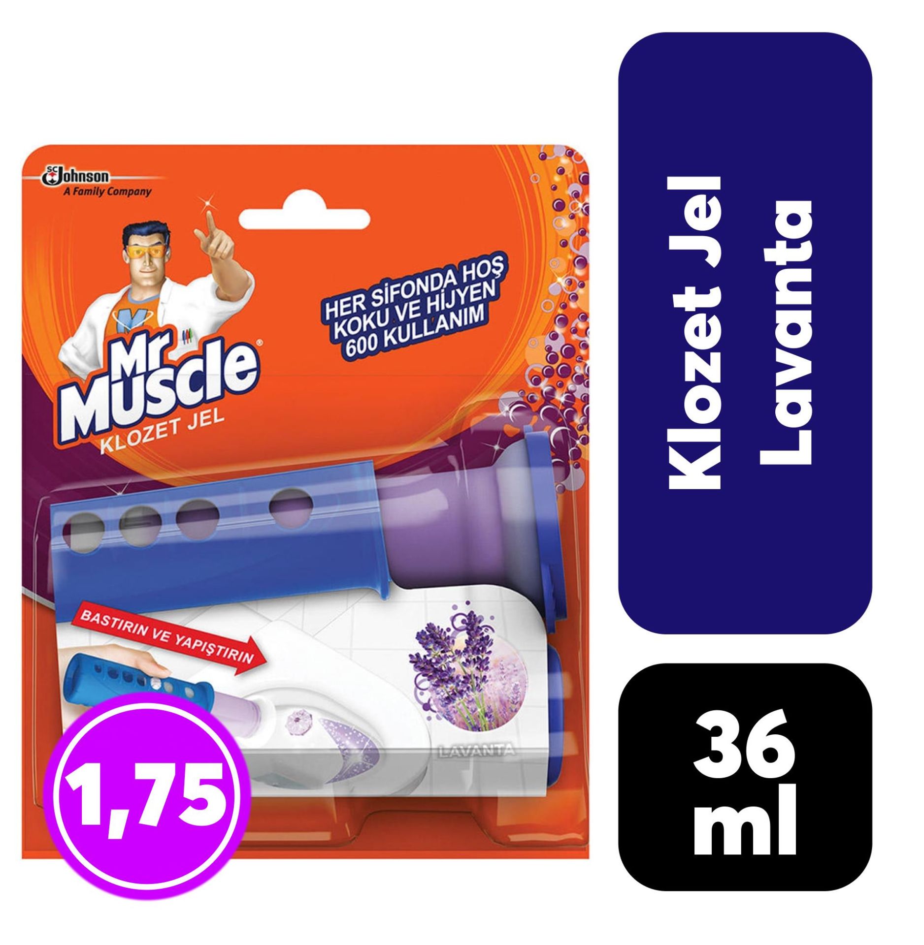 ..Mr.Muscle Klozet Jel 36 ml Lavanta